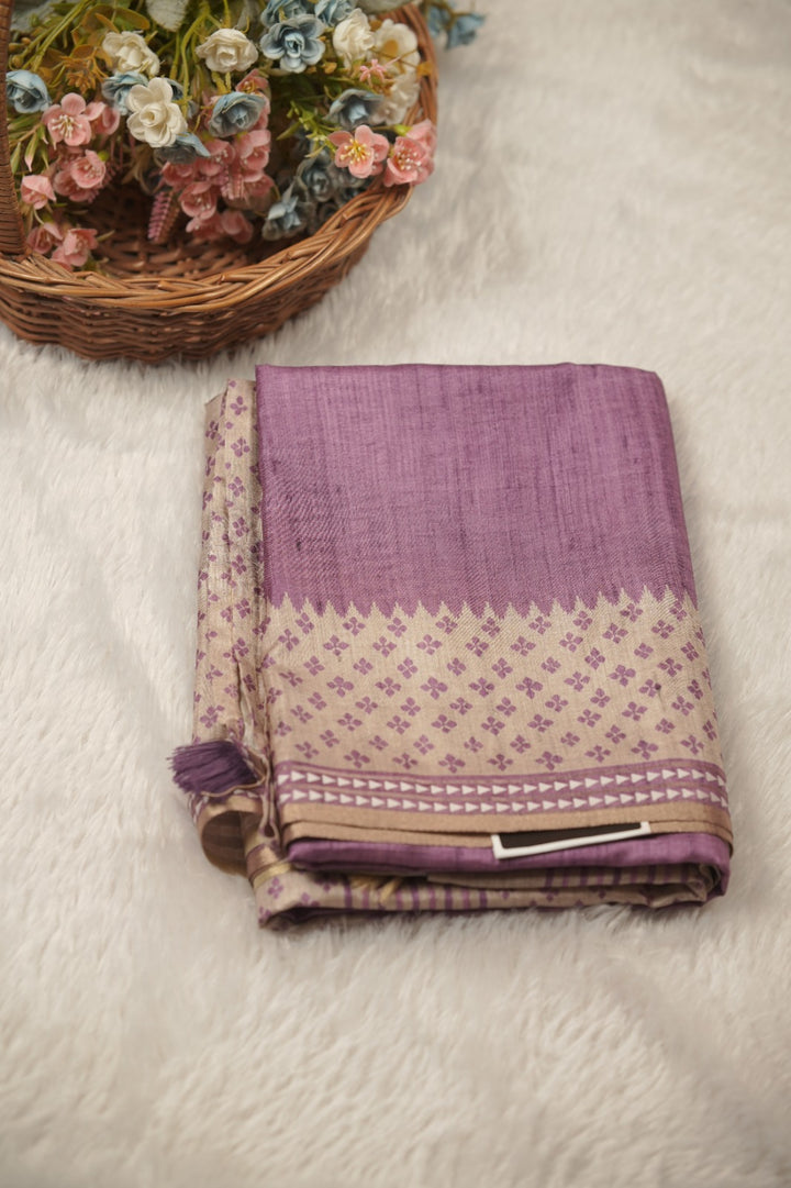 Semi Tussar Saree TSA01367