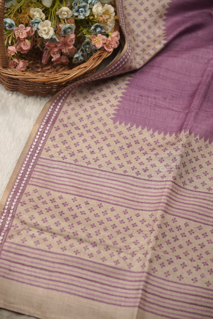 Semi Tussar Saree TSA01367