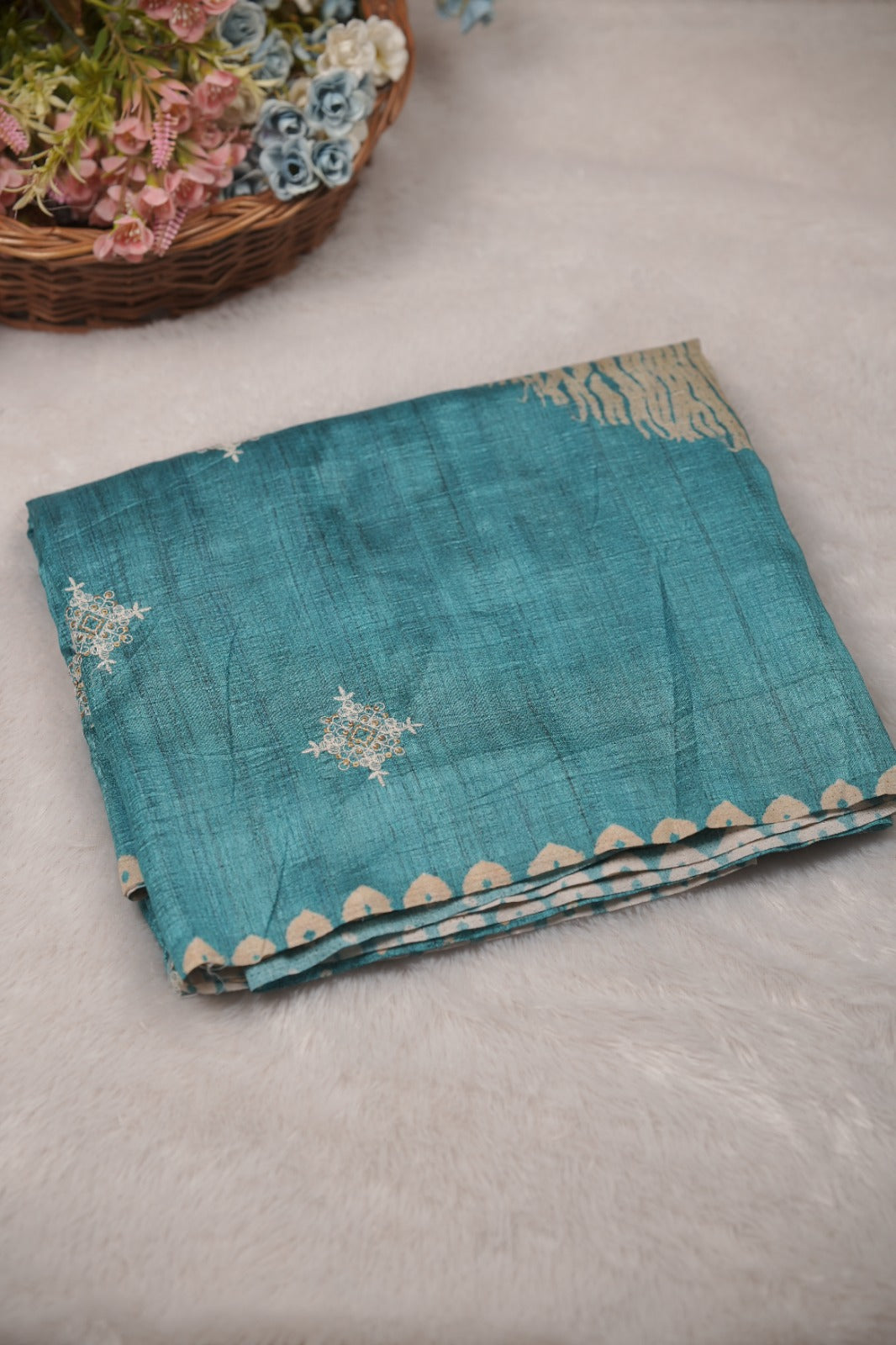 Semi Tussar Saree TSA5764