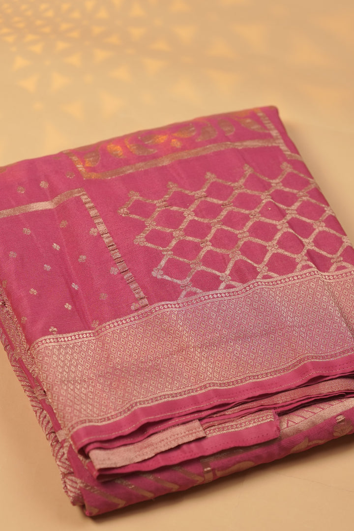 Semi Banarasi Saree TSA01423