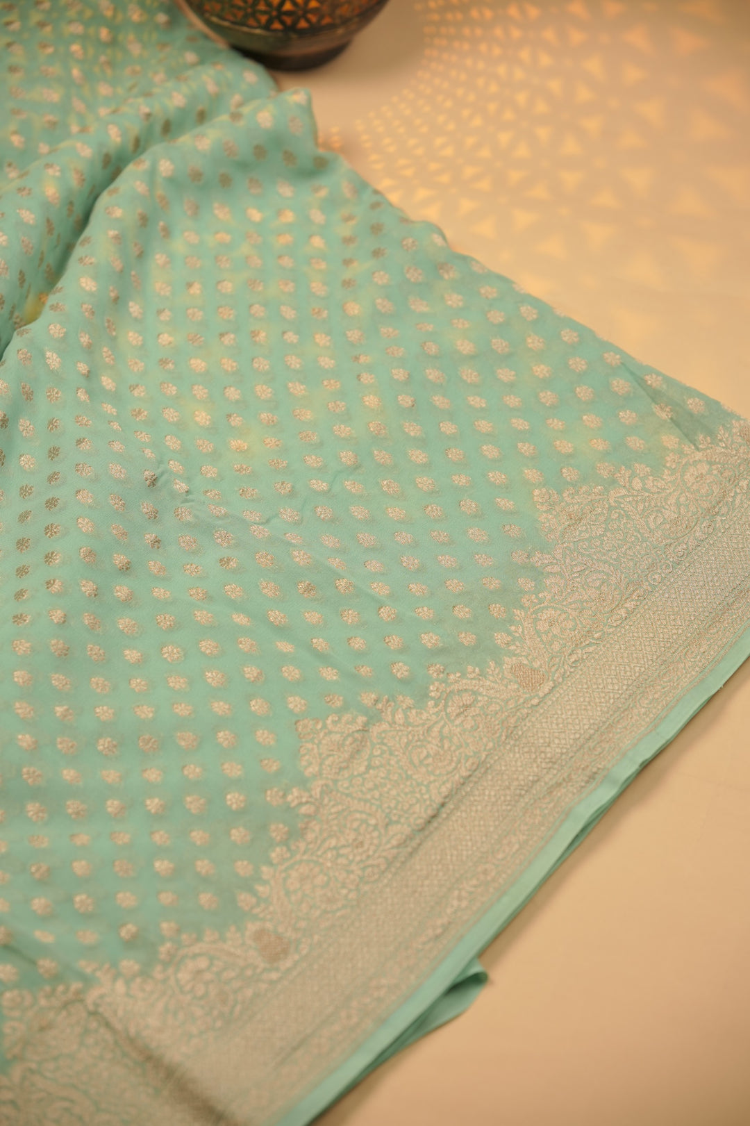Georgette Banarasi Saree TSA01421