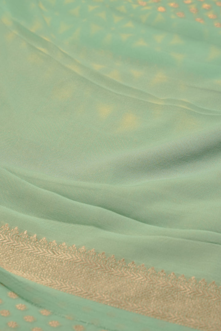 Georgette Banarasi Saree TSA01421