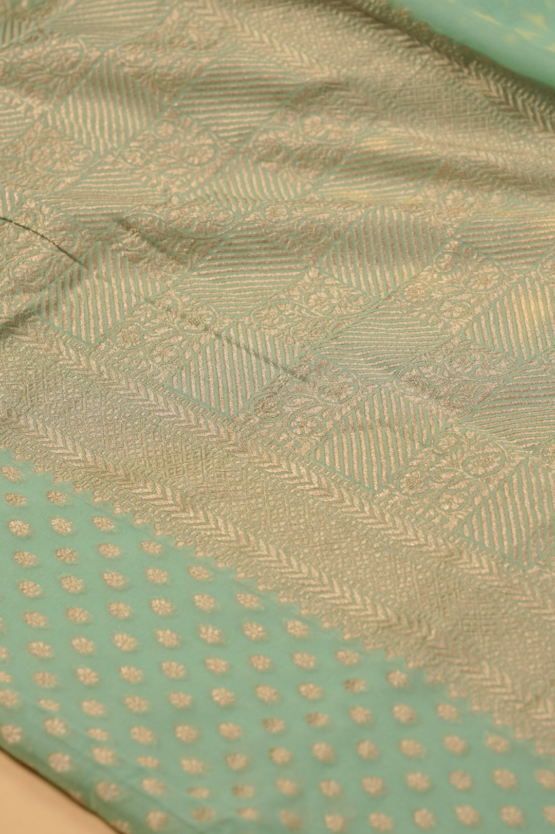 Georgette Banarasi Saree TSA01421