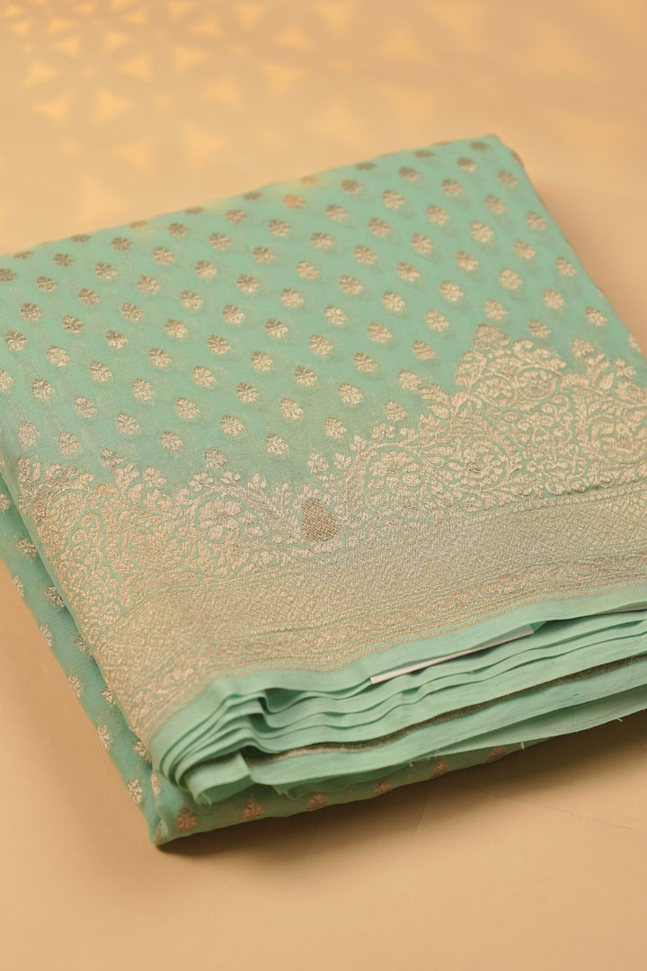 Georgette Banarasi Saree TSA01421