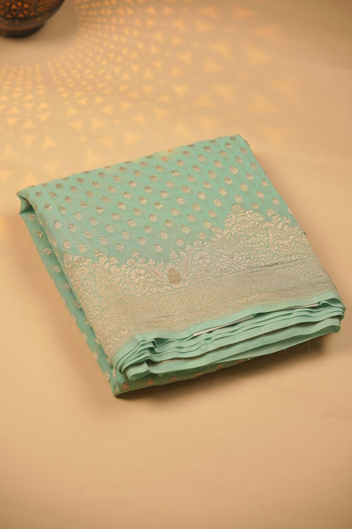 Georgette Banarasi Saree TSA01421