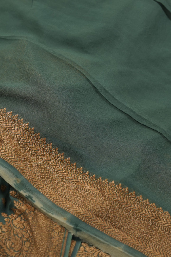 Georgette Banarasi Saree TSA01420