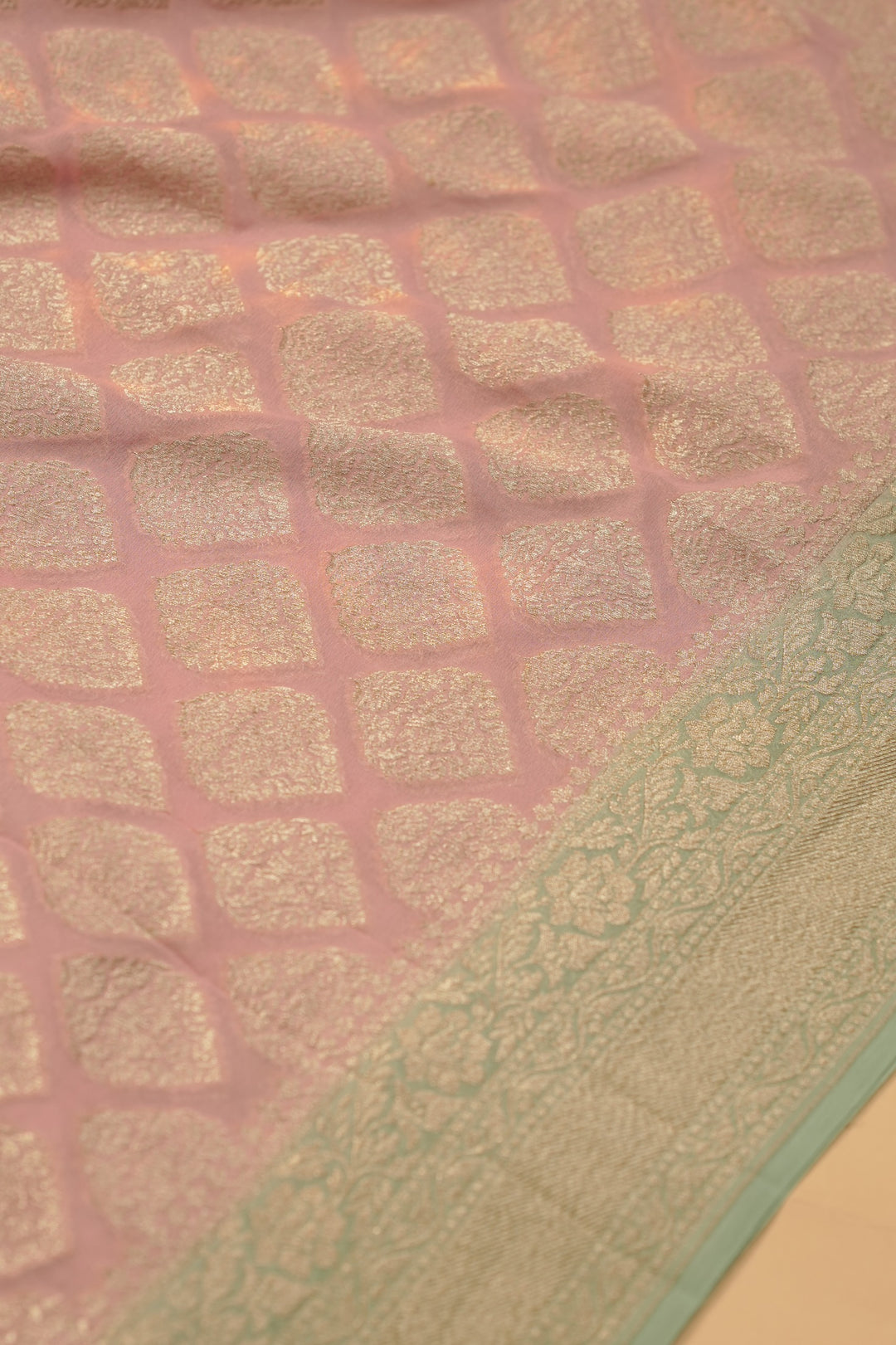 Georgette Banarasi Saree TSA01419