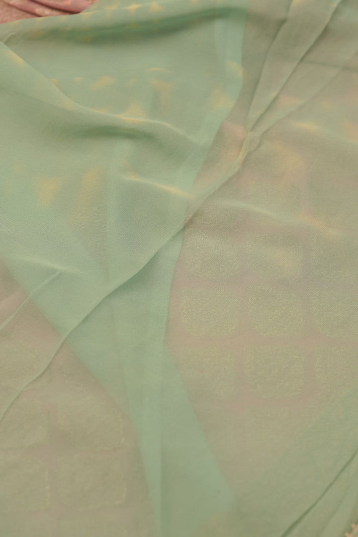 Georgette Banarasi Saree TSA01419