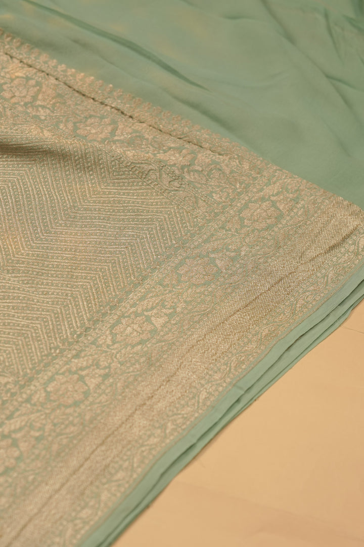 Georgette Banarasi Saree TSA01419