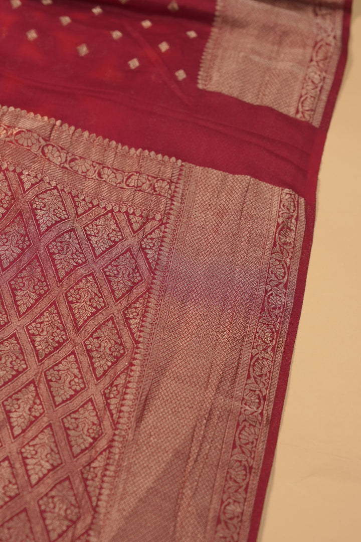 Semi Banarasi Saree TSA01417