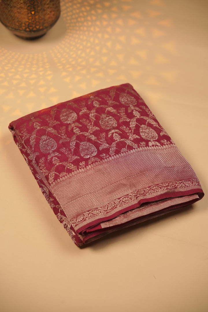 Semi Banarasi Saree TSA01417