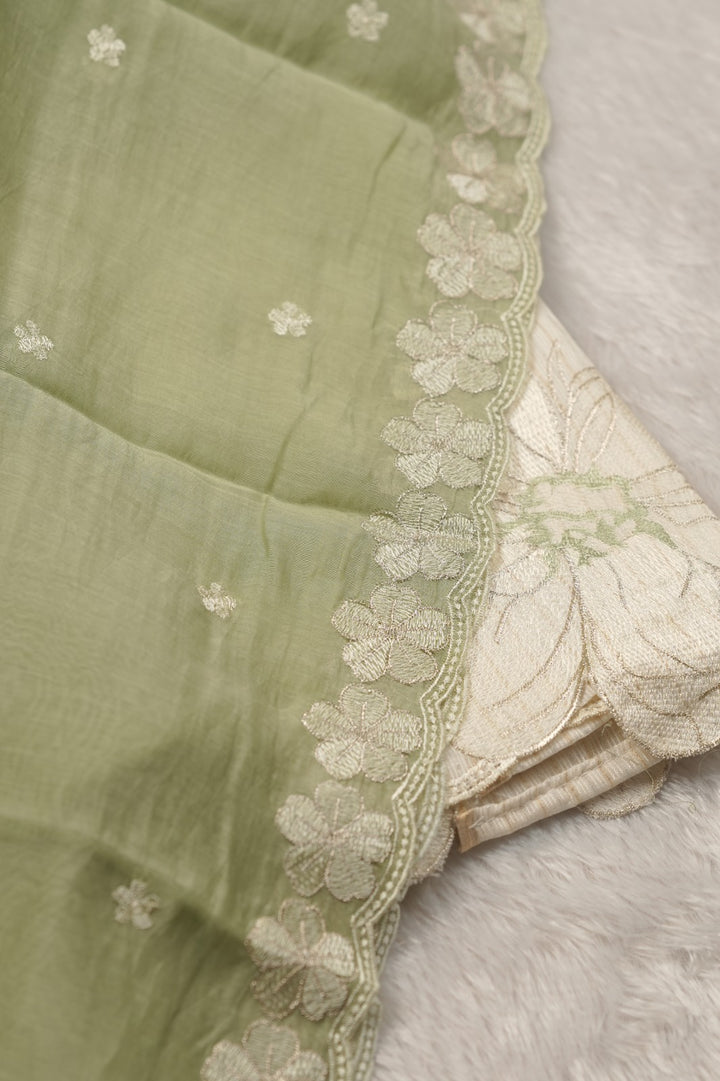 Semi Chanderi Salwar TSS01438