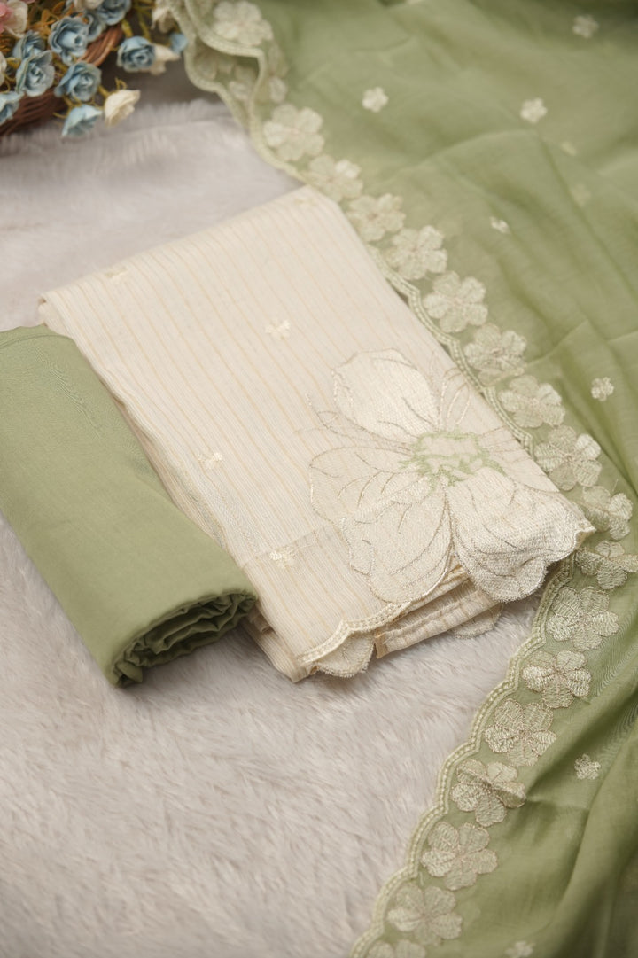 Semi Chanderi Salwar TSS01438