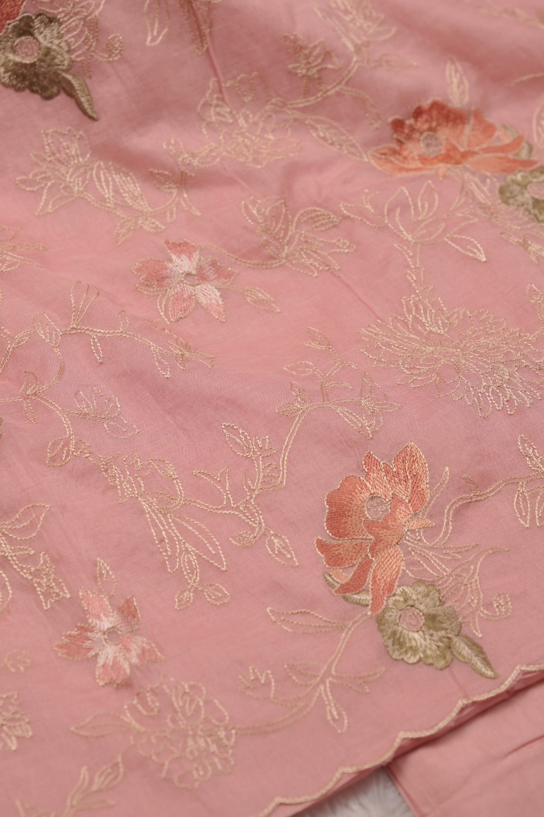 Semi Chanderi Salwar TSS01434