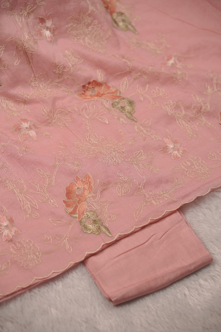 Semi Chanderi Salwar TSS01434