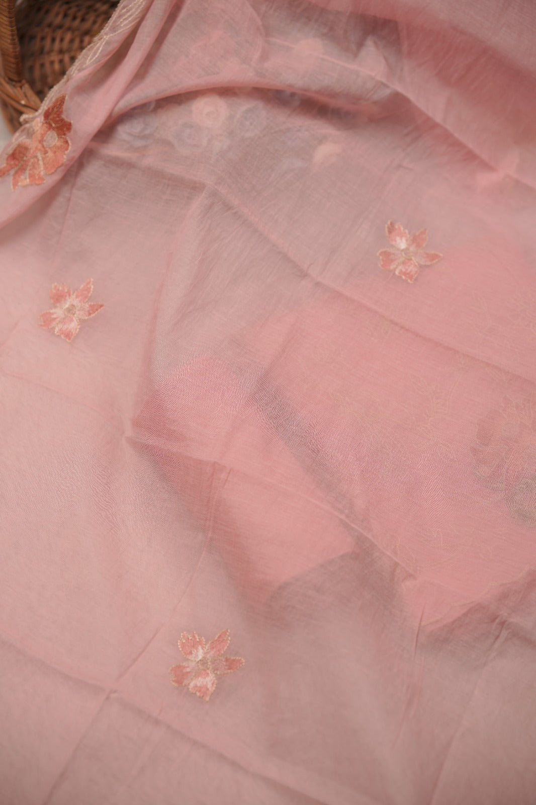 Semi Chanderi Salwar TSS01434