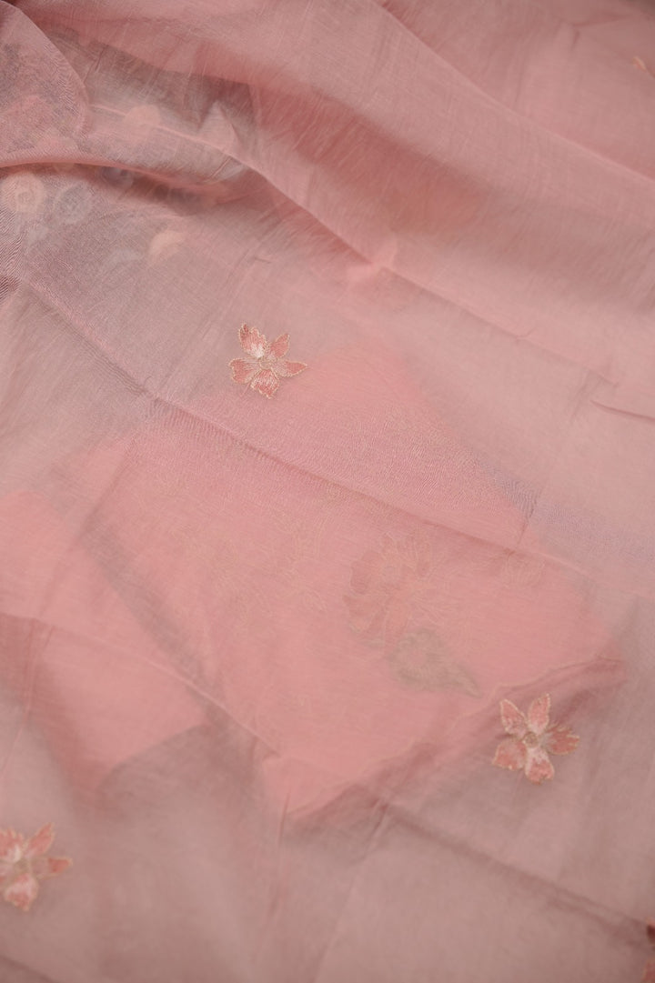 Semi Chanderi Salwar TSS01434