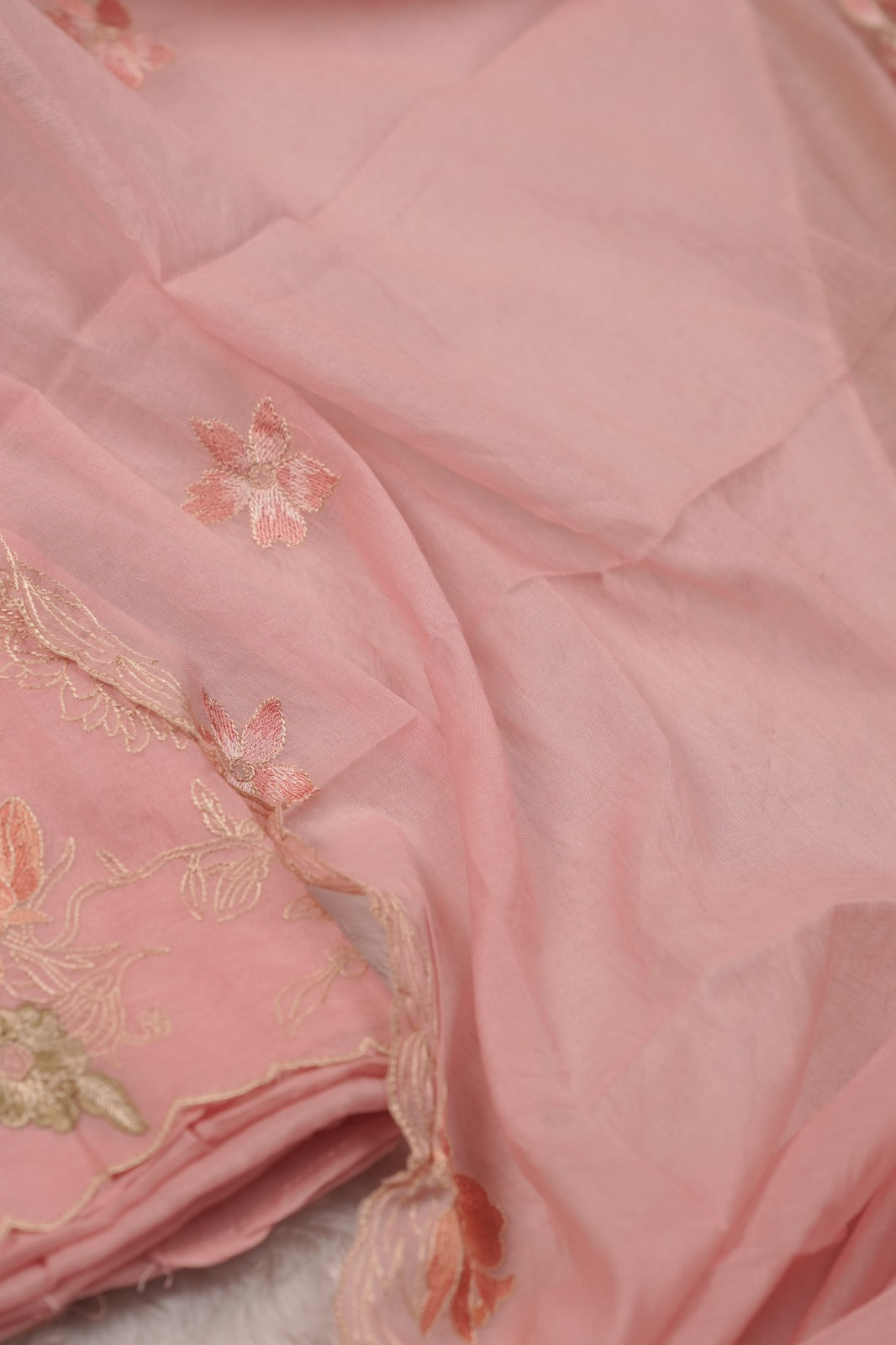 Semi Chanderi Salwar TSS01434