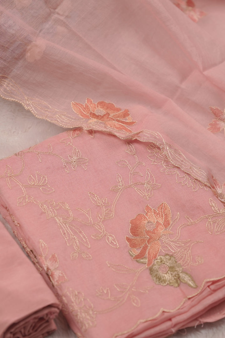 Semi Chanderi Salwar TSS01434