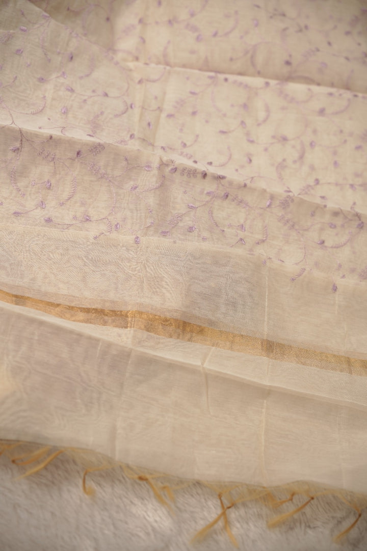 Semi Chanderi Salwar TSS01440
