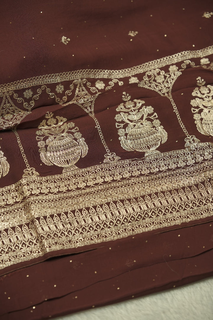 Georgette Saree TSA01408