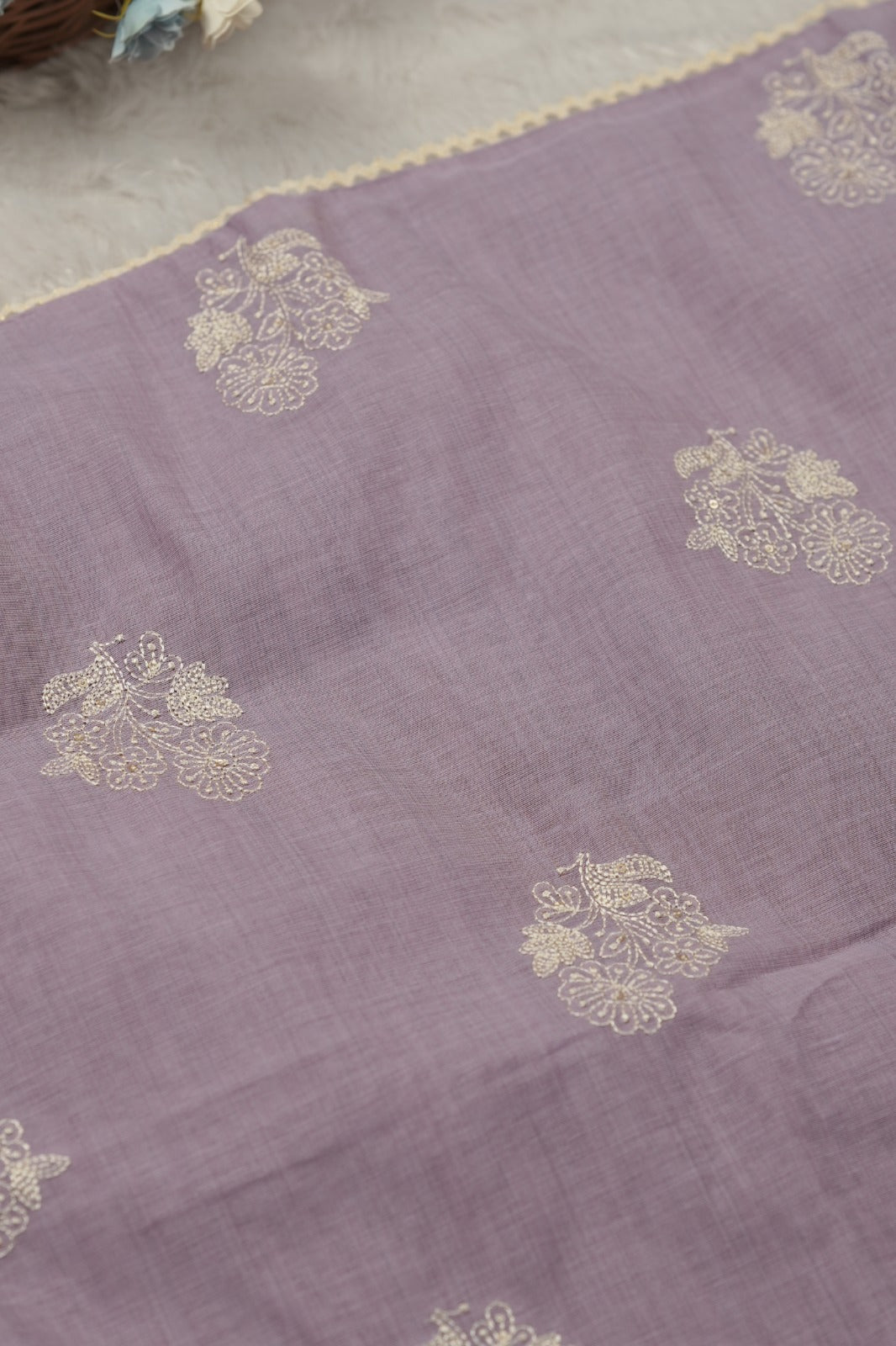 Semi Chanderi Salwar TSS01446