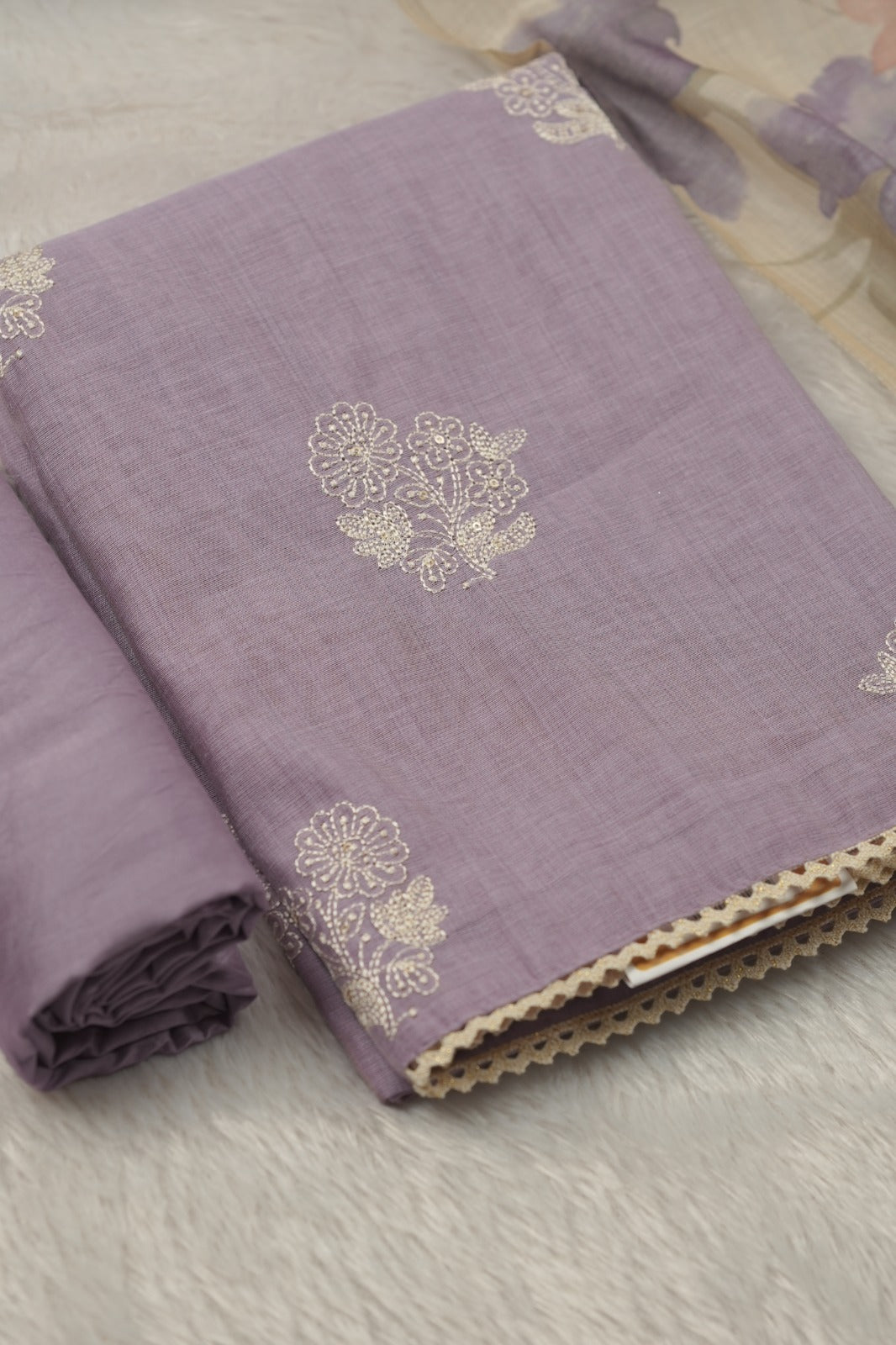 Semi Chanderi Salwar TSS01446