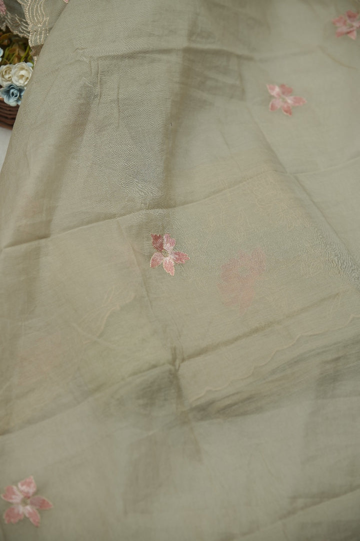 Semi Chanderi Salwar TSS01433
