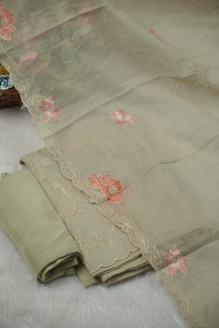 Semi Chanderi Salwar TSS01433