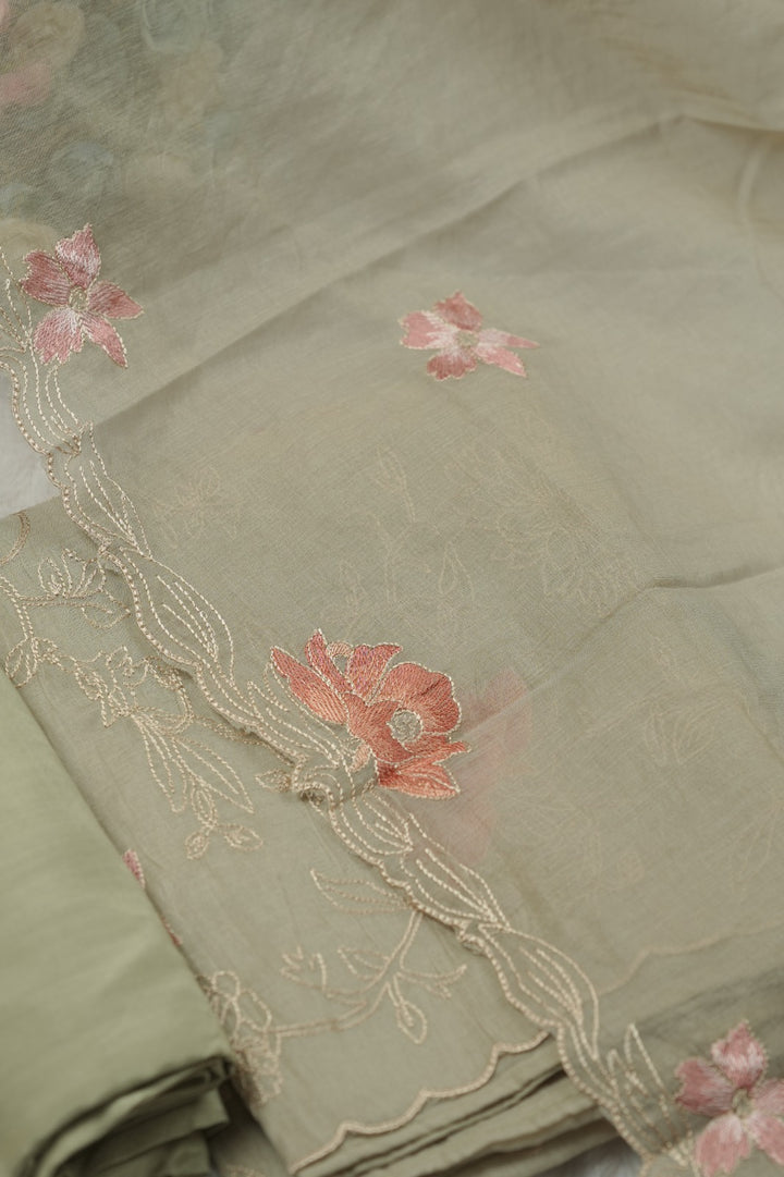 Semi Chanderi Salwar TSS01433