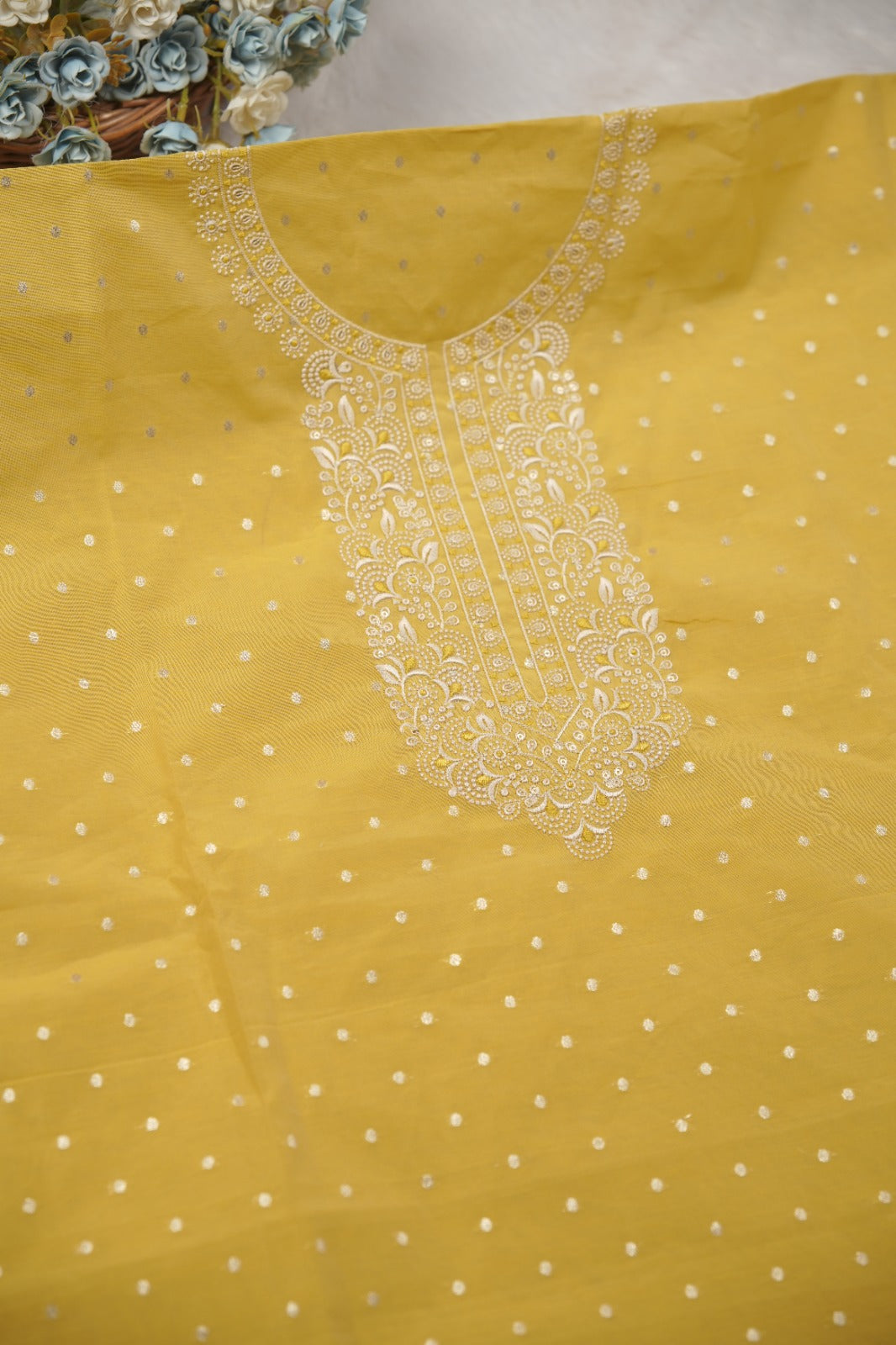 Semi Chanderi Salwar TSS01451