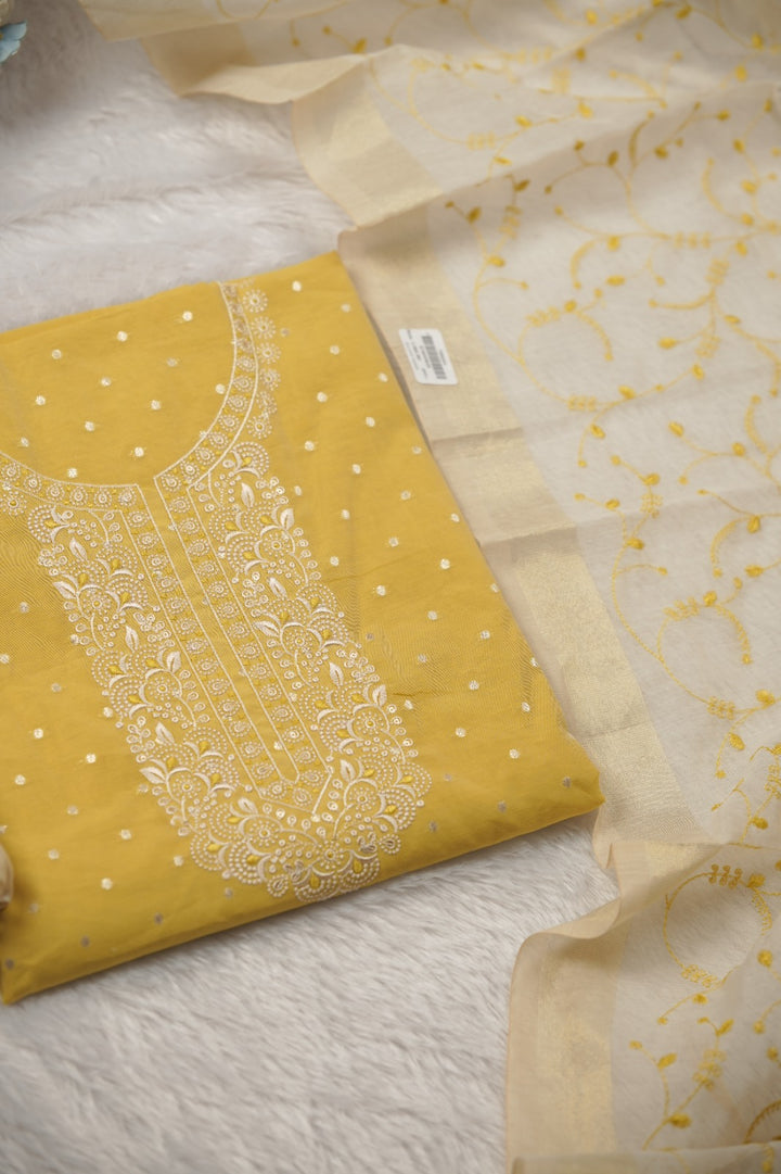 Semi Chanderi Salwar TSS01451