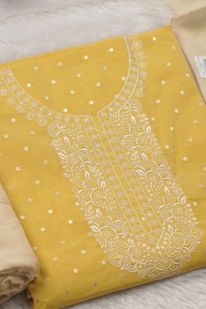 Semi Chanderi Salwar TSS01451