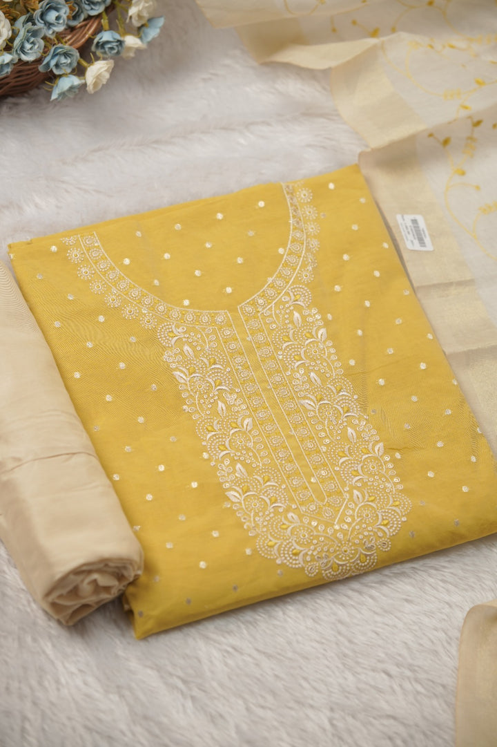 Semi Chanderi Salwar TSS01451