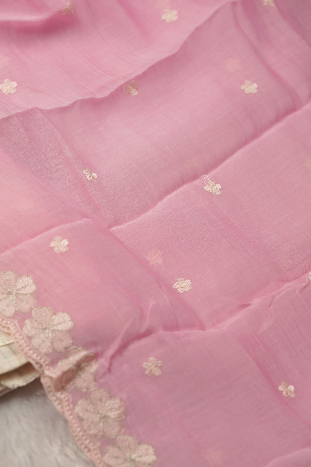Semi Chanderi Salwar TSS01437