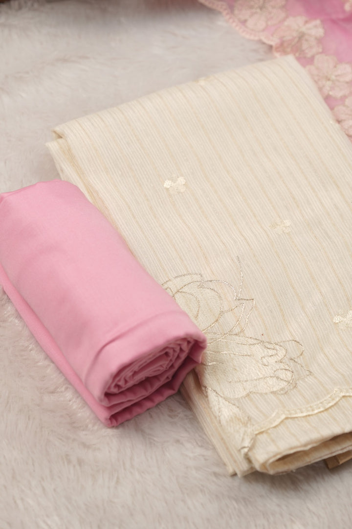 Semi Chanderi Salwar TSS01437