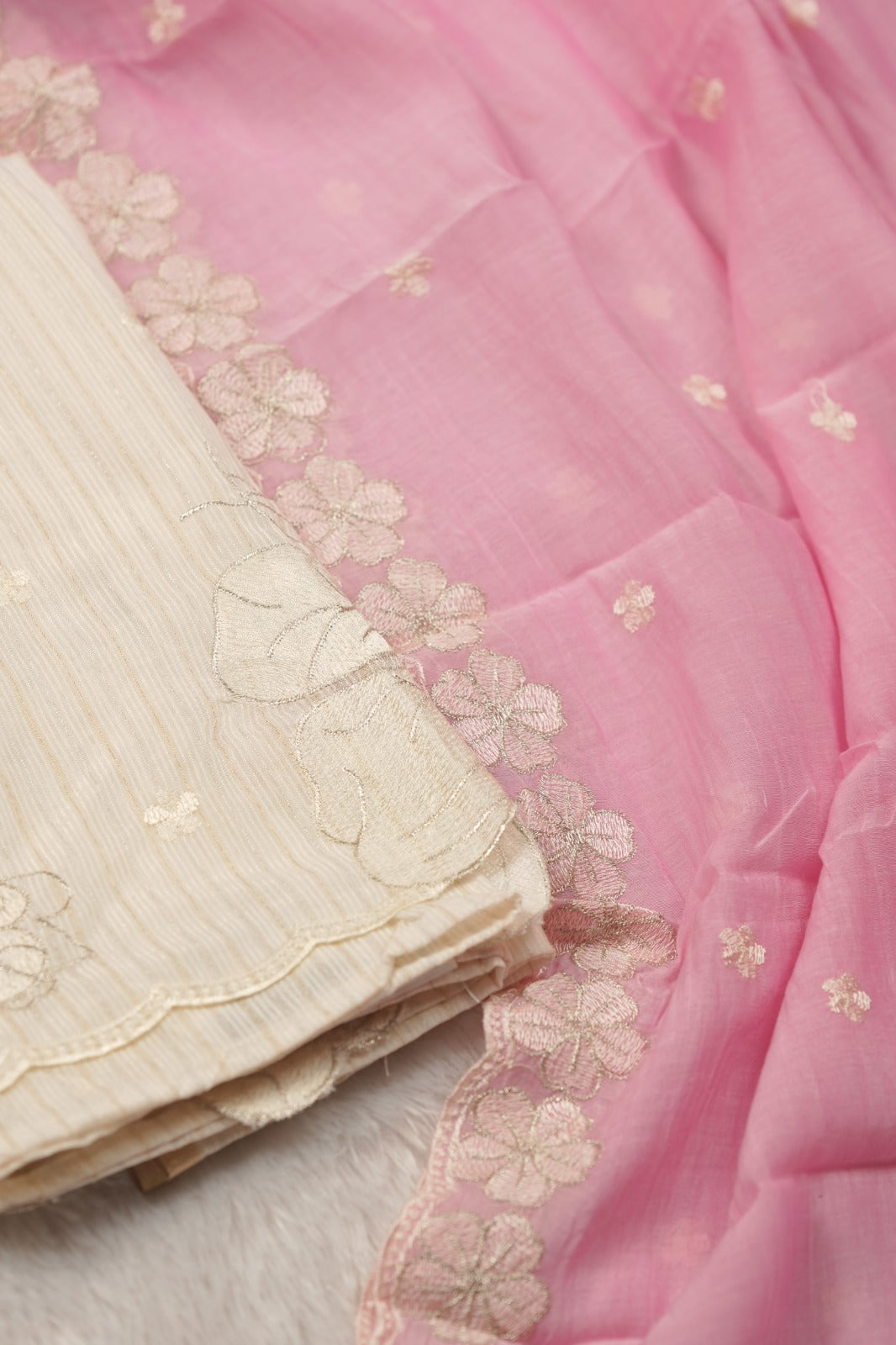Semi Chanderi Salwar TSS01437