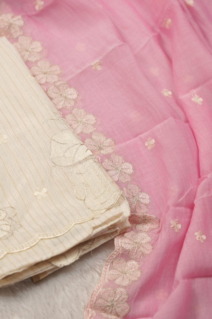 Semi Chanderi Salwar TSS01437