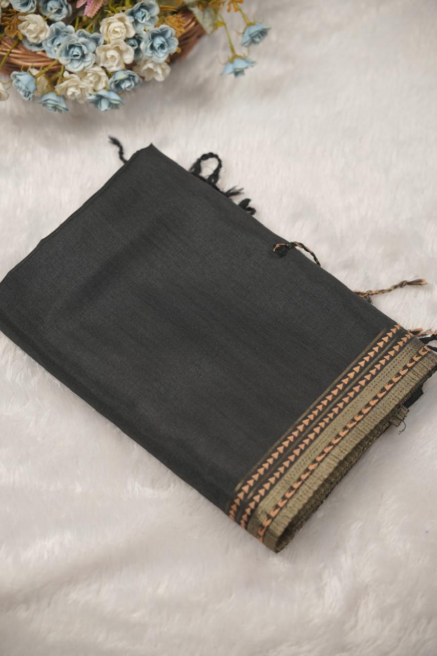 Semi Tussar Saree TSA5795