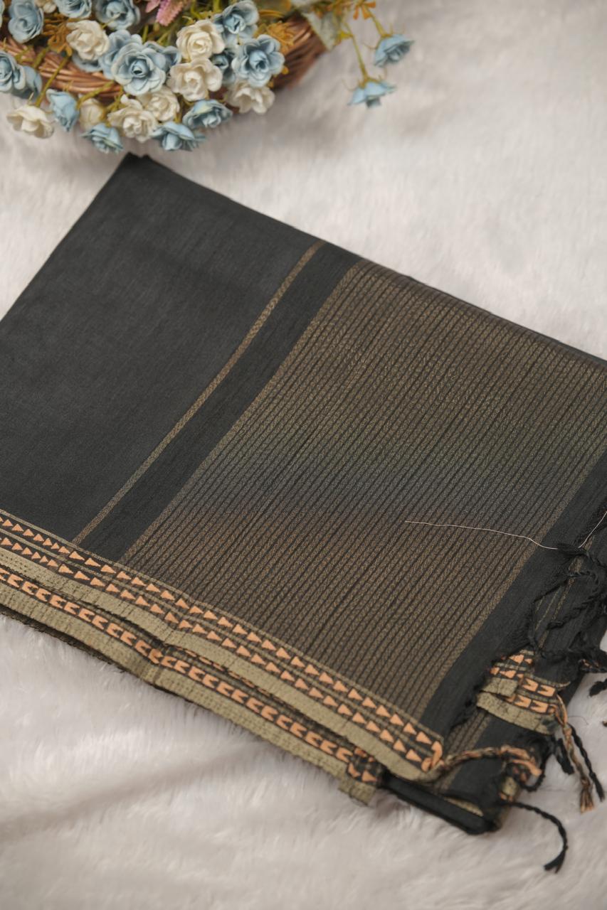 Semi Tussar Saree TSA5795