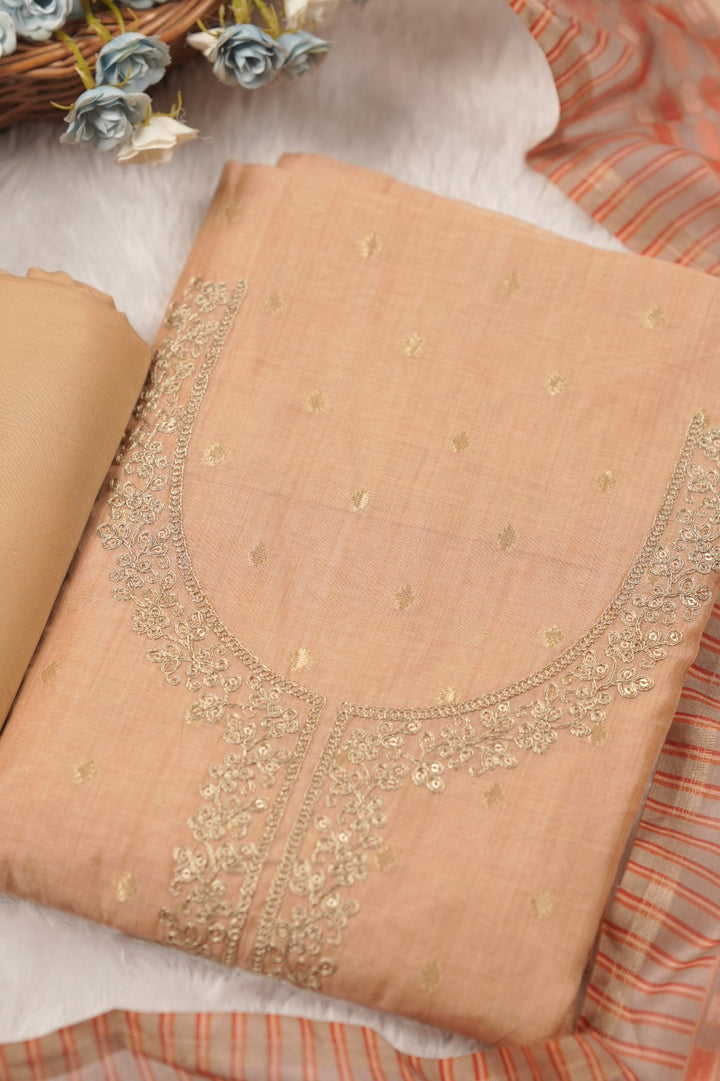 Semi Chanderi Salwar TSS5797