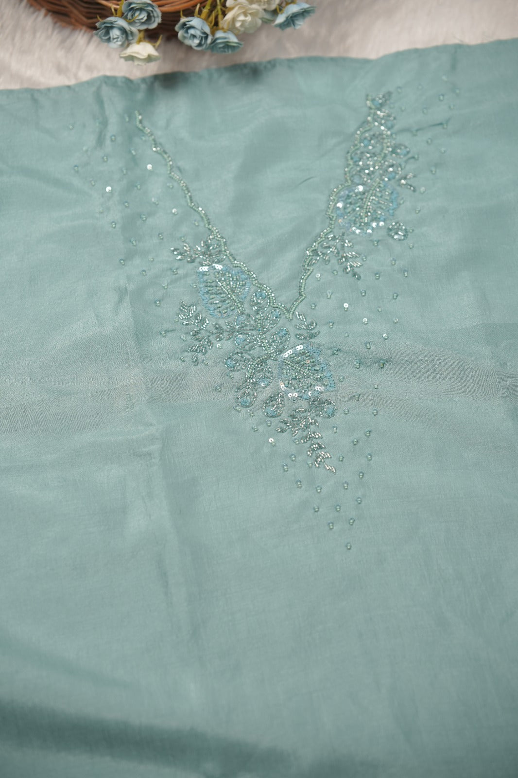 Semi Chanderi Salwar TSS01490