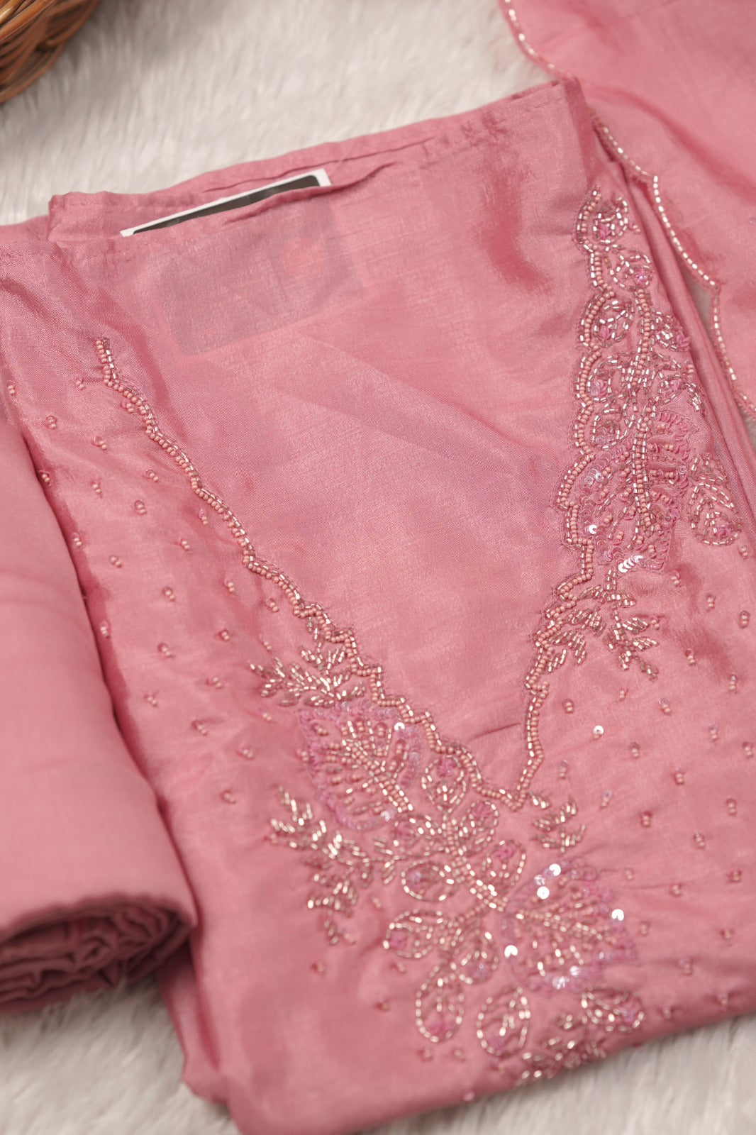 Semi Chanderi Salwar TSS01492