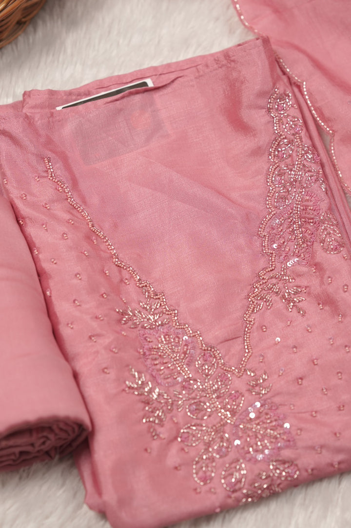 Semi Chanderi Salwar TSS01492