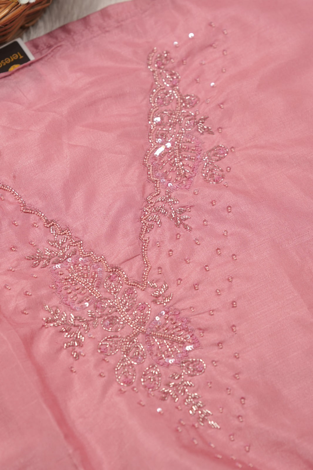 Semi Chanderi Salwar TSS01492