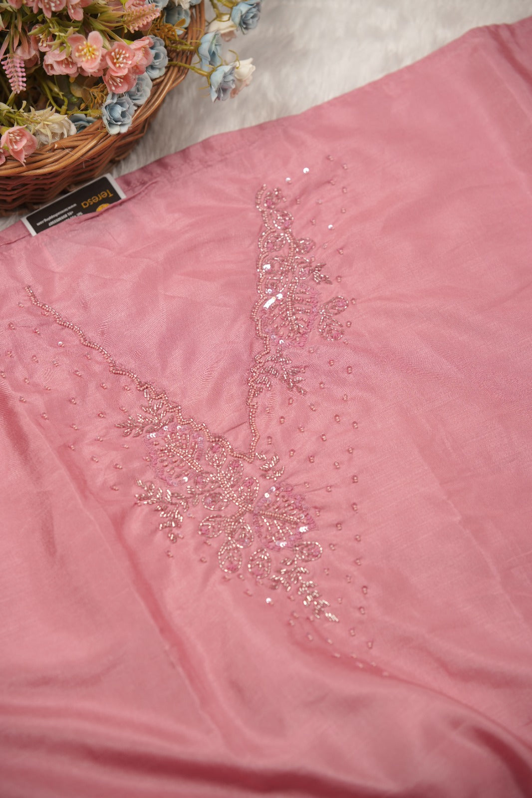 Semi Chanderi Salwar TSS01492