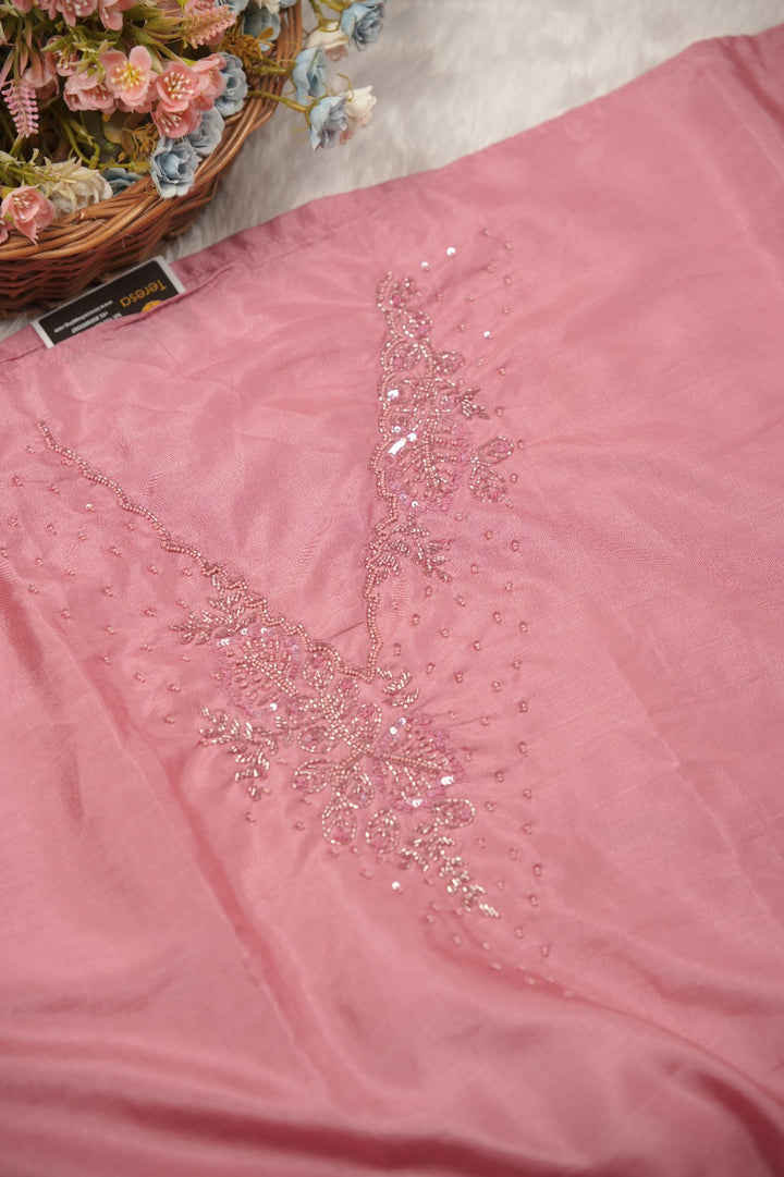 Semi Chanderi Salwar TSS01492