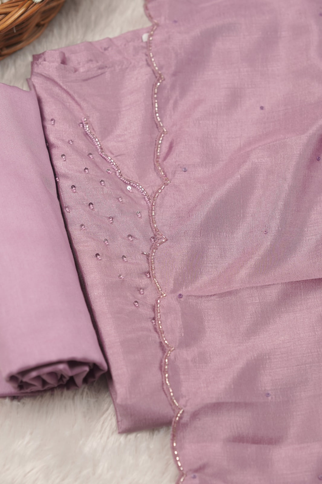 Semi Chanderi Salwar TSS01491