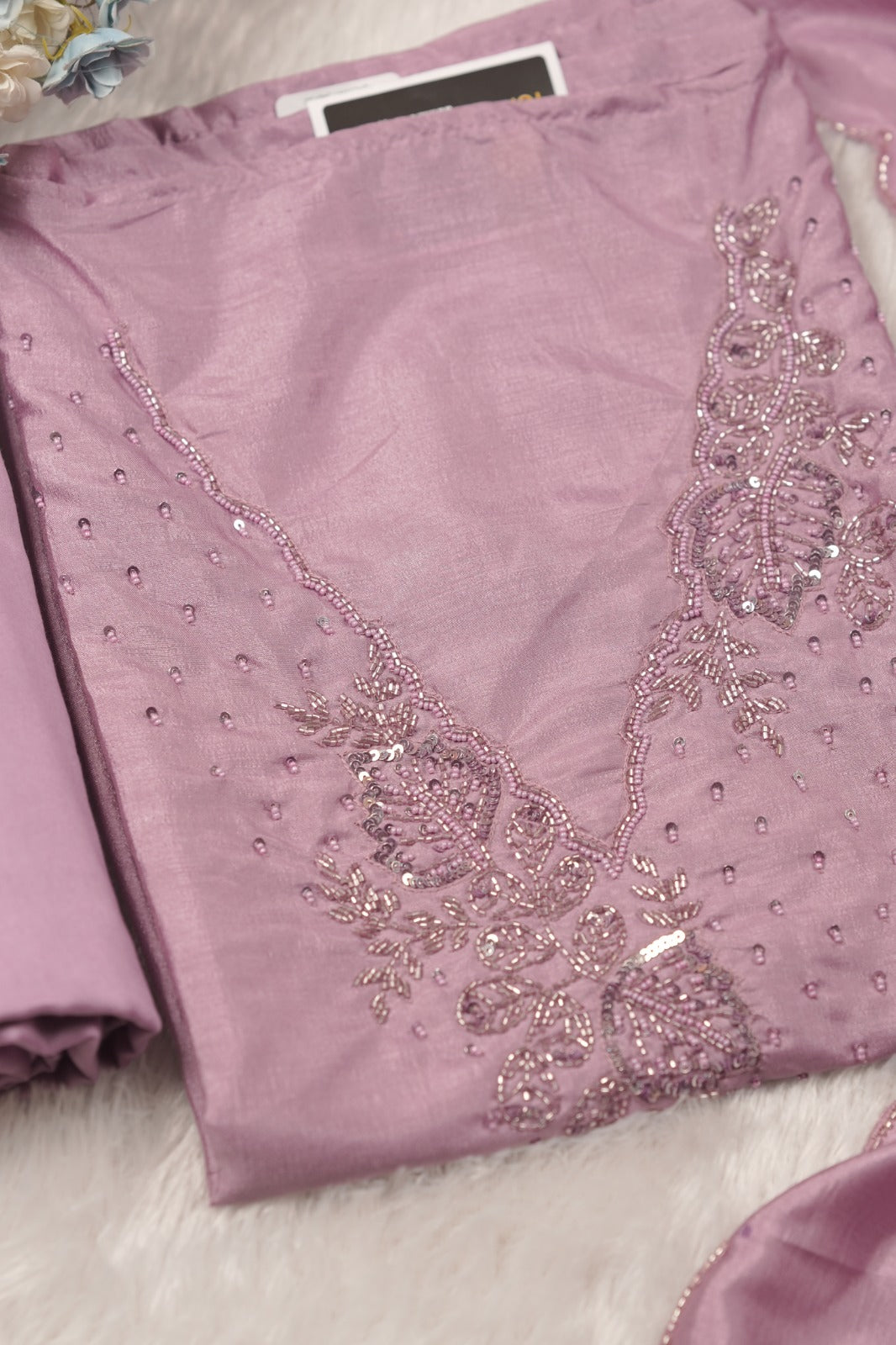 Semi Chanderi Salwar TSS01491