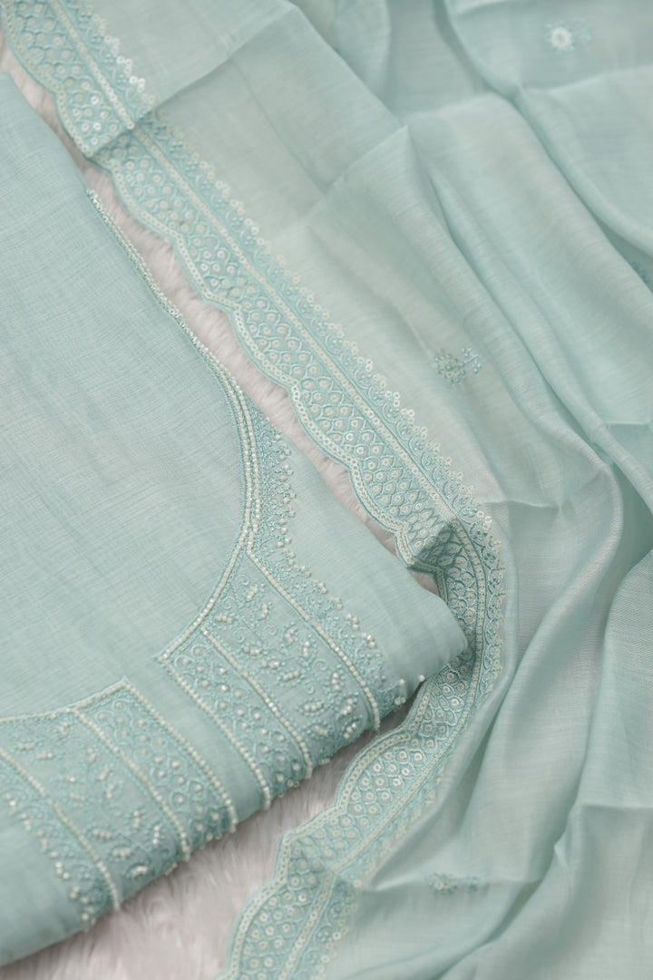 Semi Chanderi Salwar TSS01493